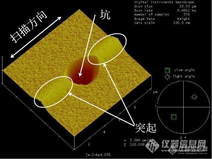 【求助】AFM求助：如何测量很深的坑？