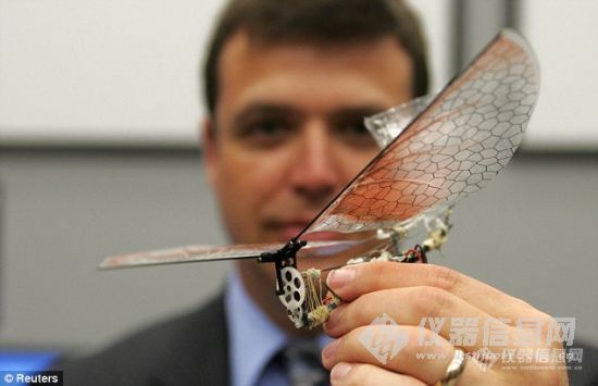 美研制微型飞行器 外形酷似鸟类昆虫