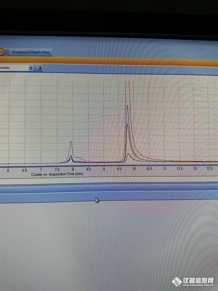 液质MRM标品出现两个峰
