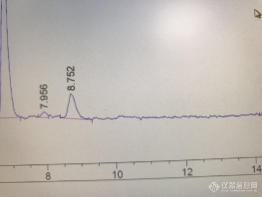 基线呈锯齿状，一直跑不平。