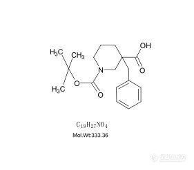 1-boc-3-苄基哌啶甲酸