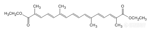 藏红花酸二乙酯的质谱解析