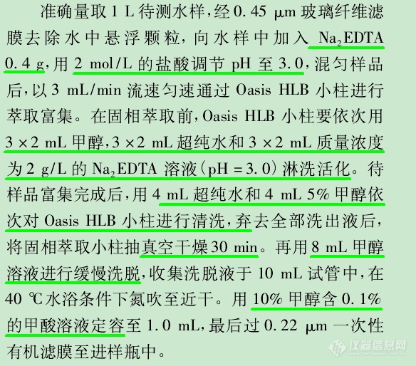 喹诺酮类回收率