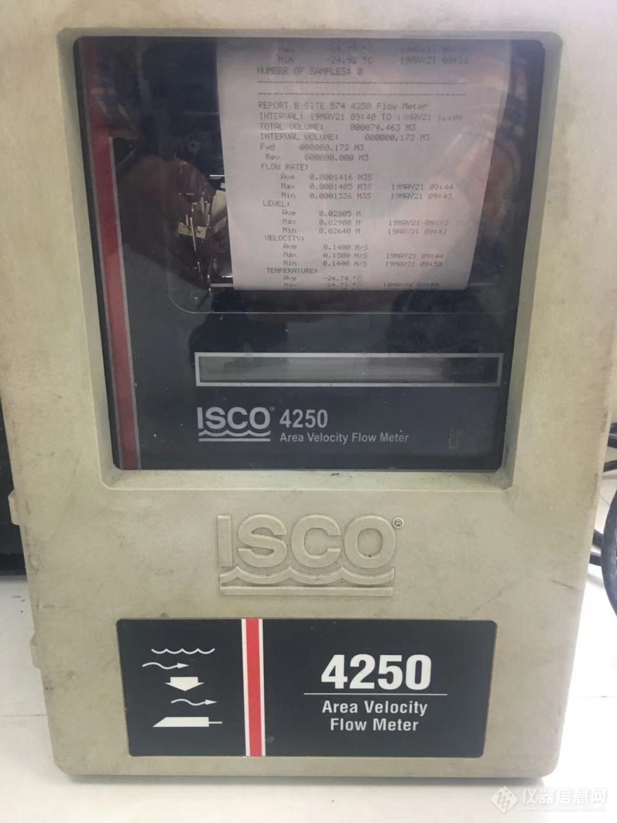 ISCO 4250便携式流速超声波测量仪