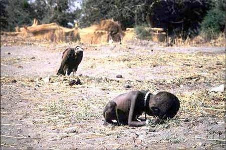 1994年普利策新闻图片大奖照片《饥饿的苏丹》