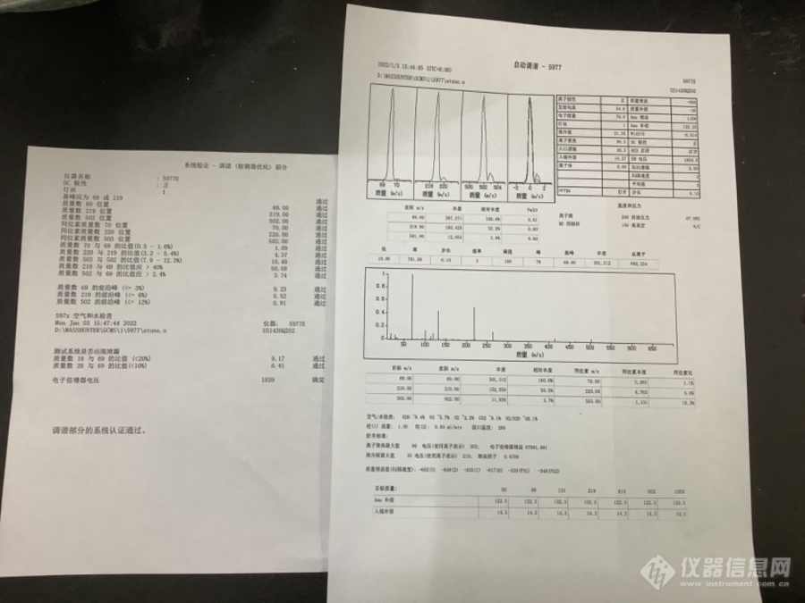 气相色谱质谱微漏气的情况测了样，有什么影响。