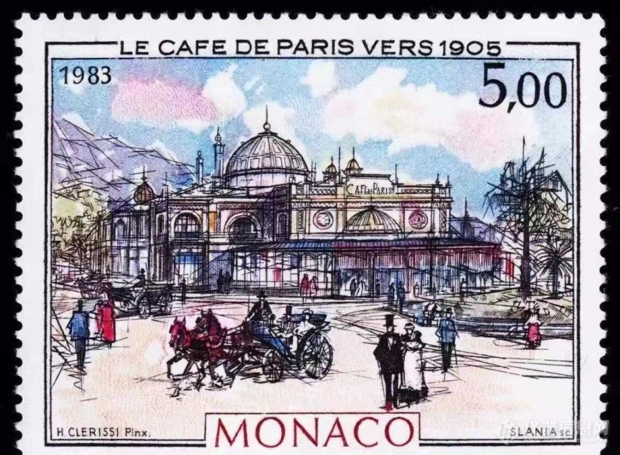 一起欣赏摩纳哥邮票1