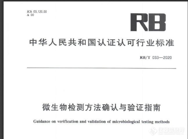 食品微生物方法验证报告