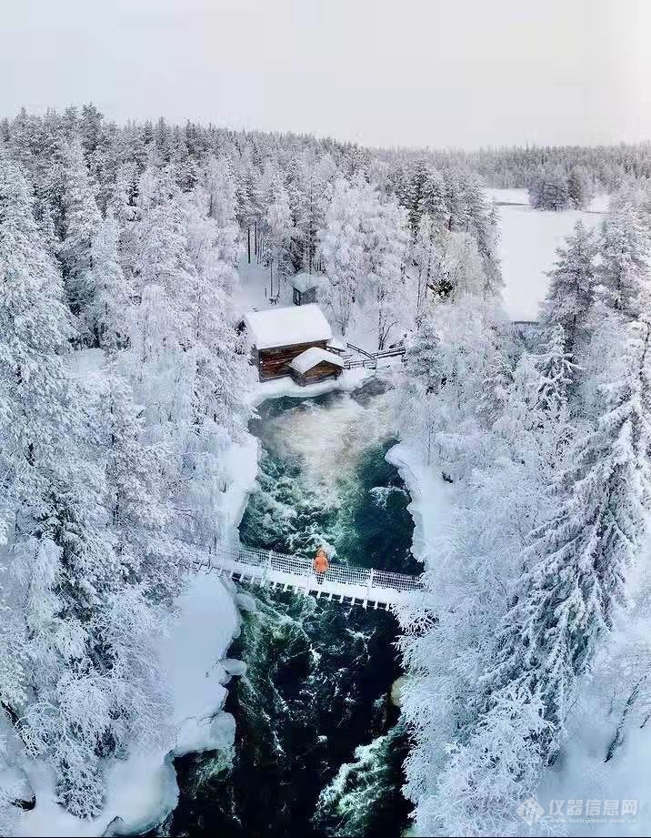 一起欣赏芬兰奥兰卡国家公园雪景2